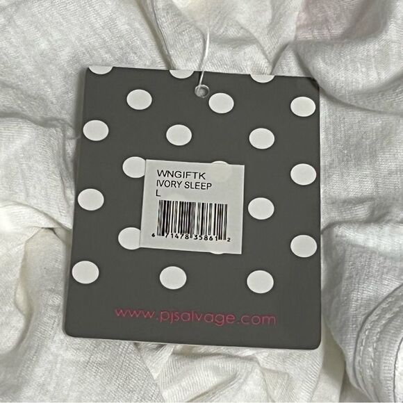𝅺🆕 PJ Salvage I love You More Than Sleep Tank in Ivory - Picture 7 of 8